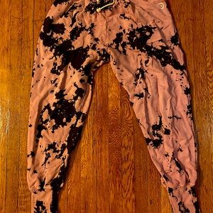 BIG BUD PRESS RAINBOW PURPLE WATERS SWEATPANTS